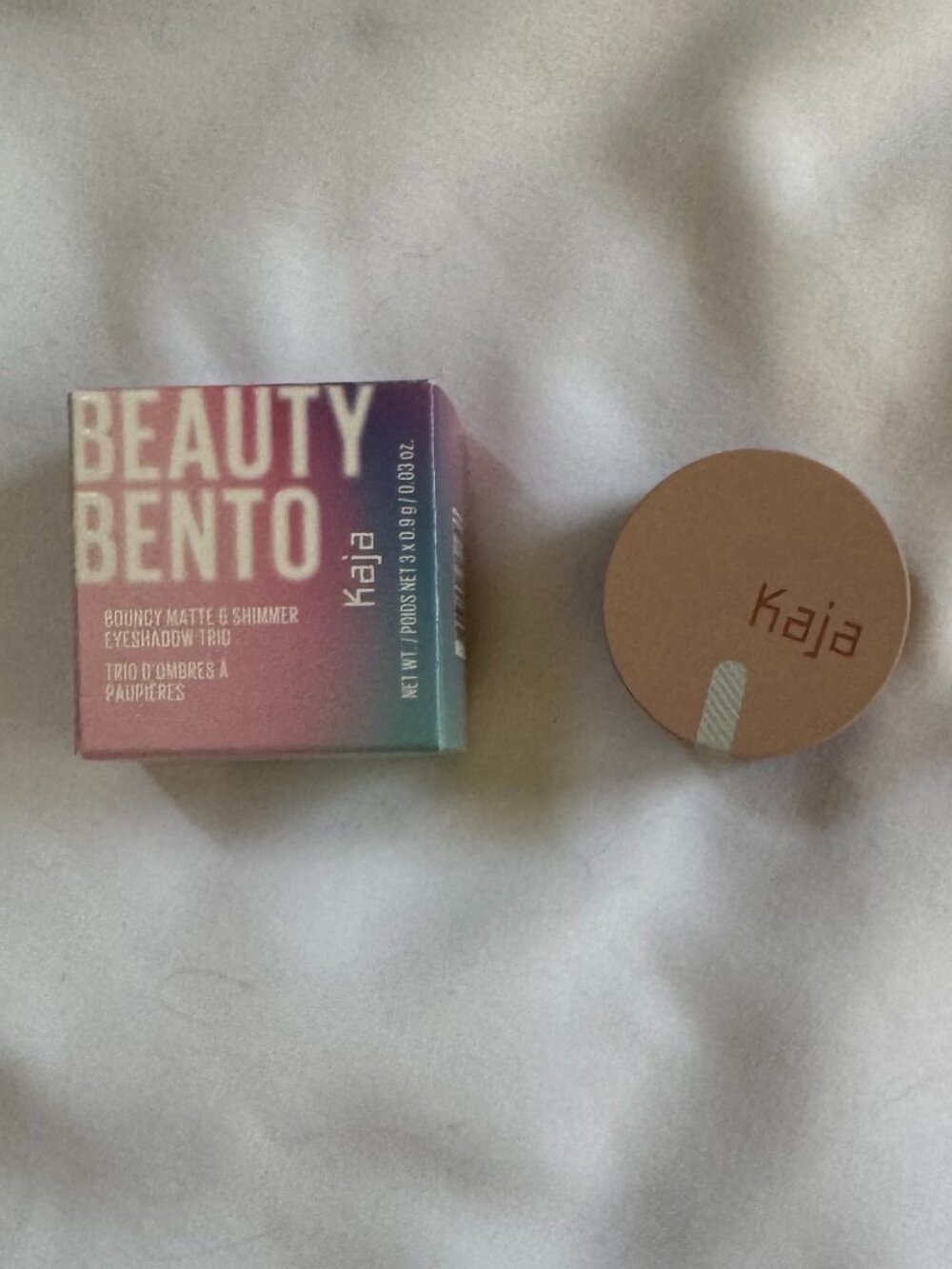 Kaja Beauty Bento Bouncy Matte & Shimmer Eyeshadow Trio, 08 Chocolate Dahila